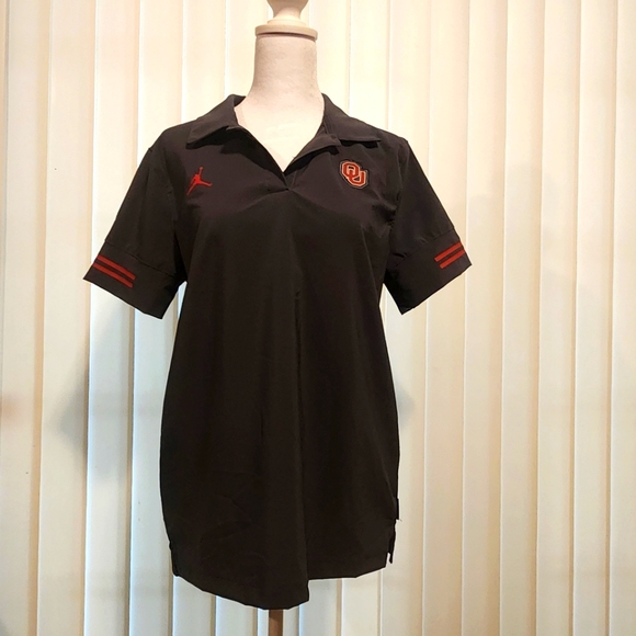Air Jordan Nike OU Oklahoma Sooners On Field Apparel Short Sleeve Dri-Fit Shirt - Picture 9 of 12